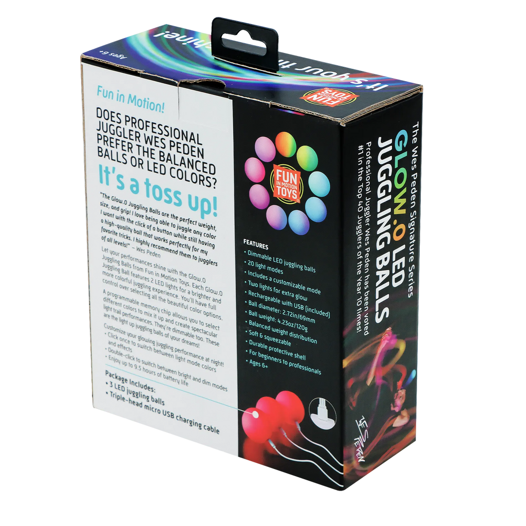 Wes Peden Glow.0 Juggling Balls I0